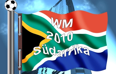 Flagge WM Südafrika 2010