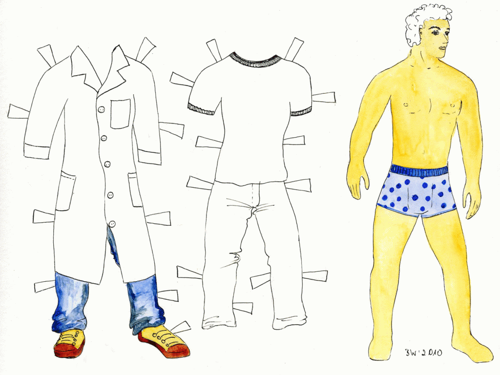Paperdoll Medizinstudent