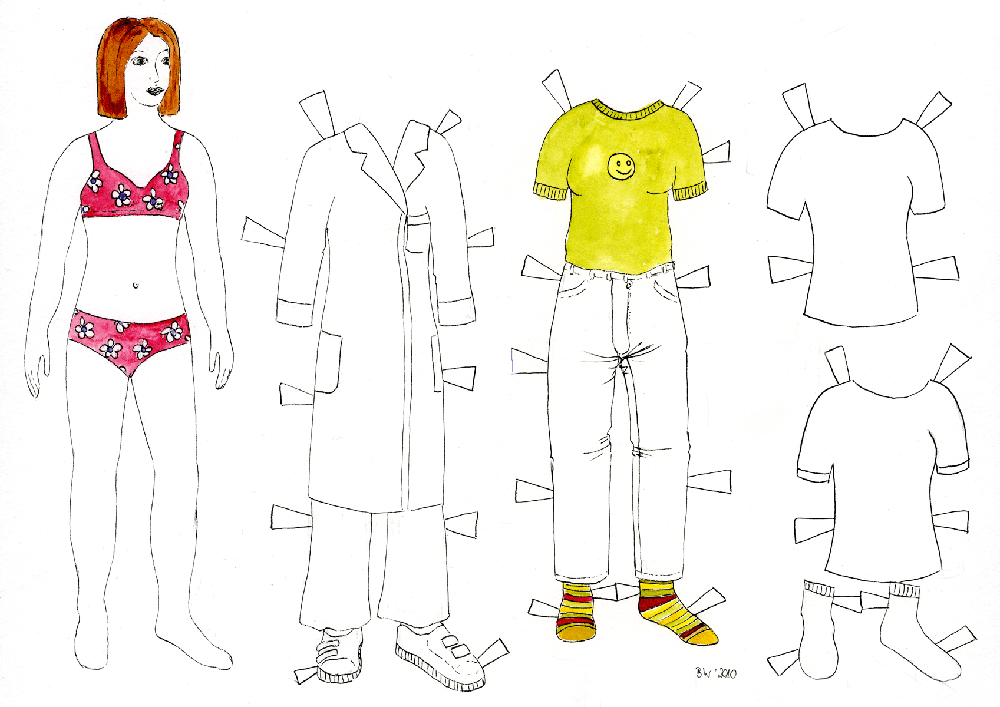 Paperdoll-Medizinstudentin Thumb
