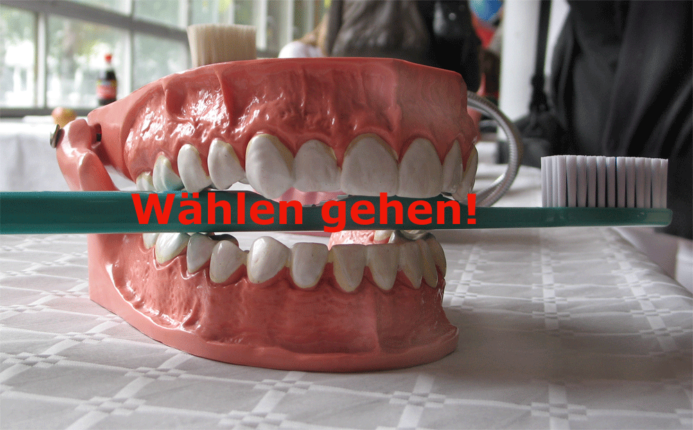 Zahnmediziner: Wählen gehen!