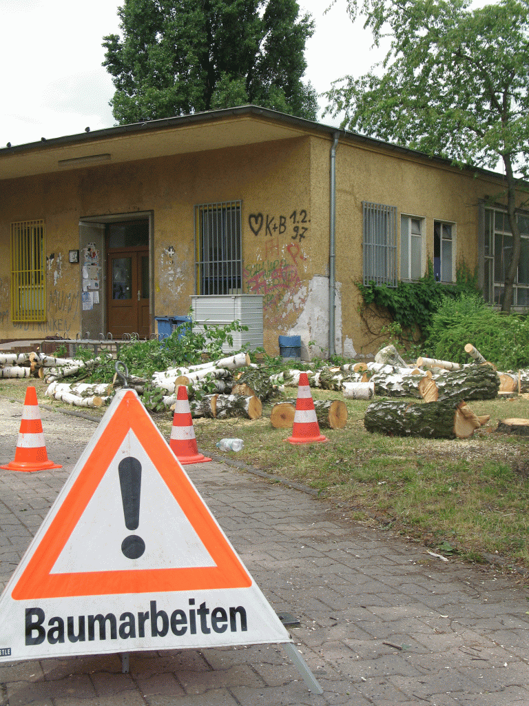 KOMM: Baumarbeiten