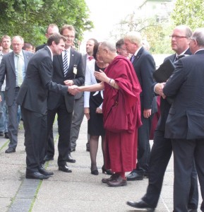 Dalai Lama an der Goethe-Uni